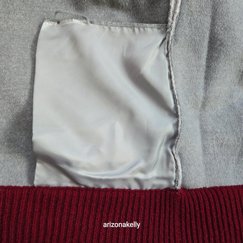 NWOT J. Crew 100% Wool Colorblock Varsity Bomber Jacket Size Small - Picture 8 of 11